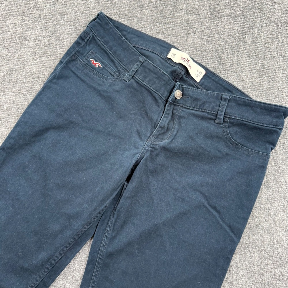 Hollister Pants 29W x 33L 9R Dark Wash Jeans Bootcut Cotton Blend Women's